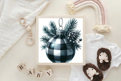 Black & White Plaid Christmas Clipart Bundle - CraftNest - Digital Crafting and Art