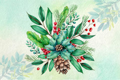 Poinsettia Leaves Clipart Bundle - CraftNest - Digital Crafting and Art