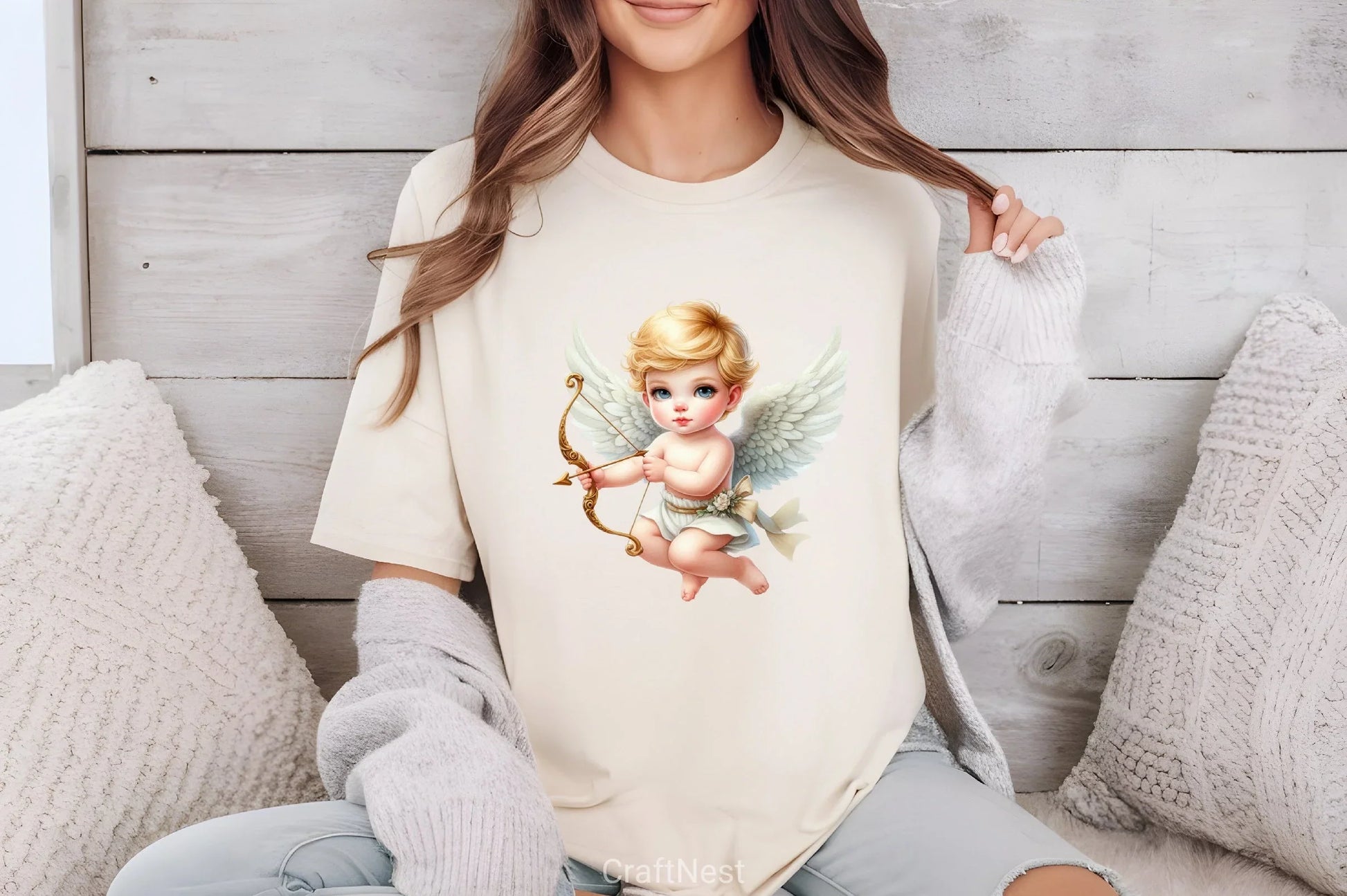 Valentine Cupid Clipart Bundle 1 - CraftNest - Digital Crafting and Art