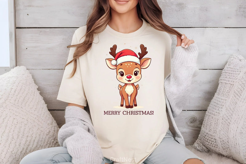 Reindeer Christmas Clipart Bundle - CraftNest - Digital Crafting and Art