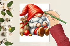 Christmas Gnome Clipart Bundle 2 - CraftNest - Digital Crafting and Art