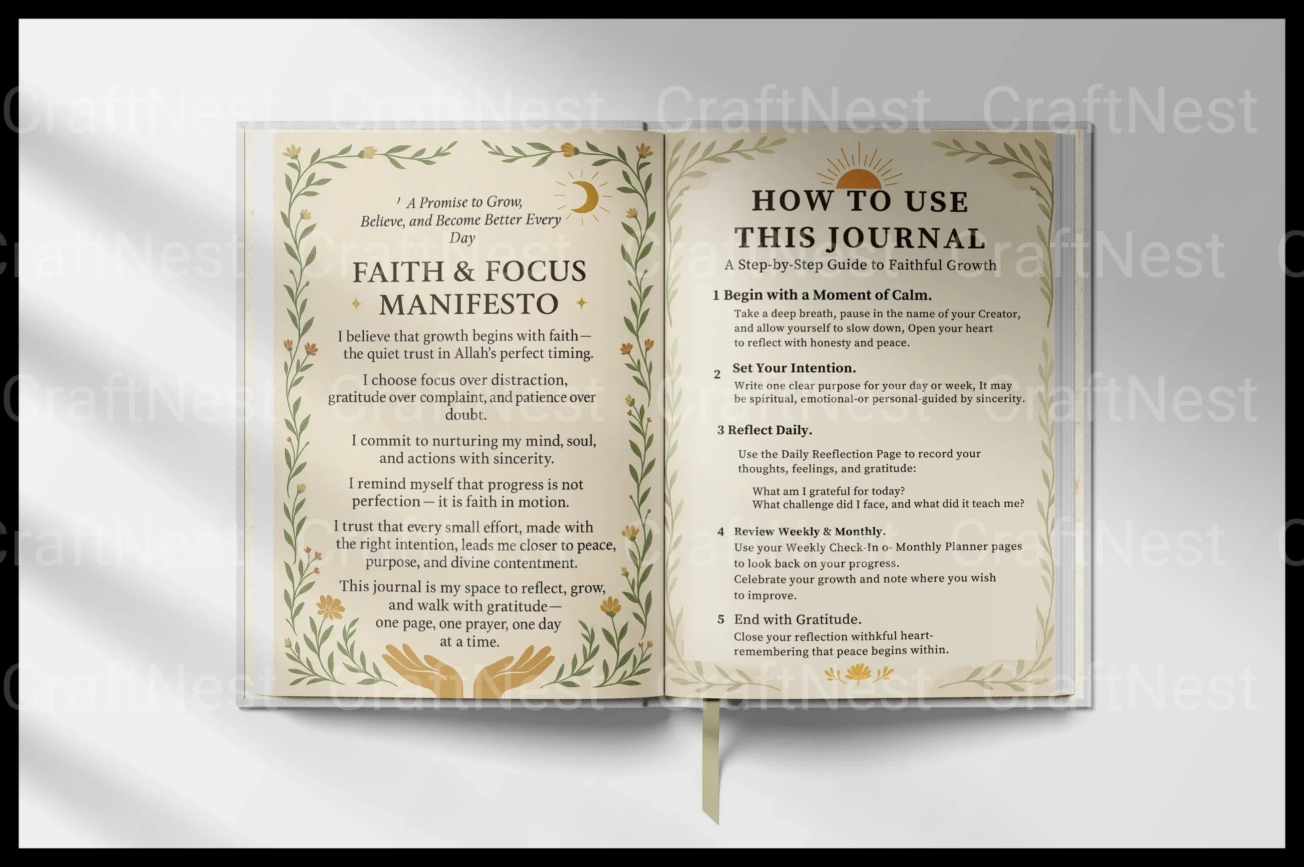 Faith Focus: Self Growth Journey - CraftNest - Digital Crafting and Art