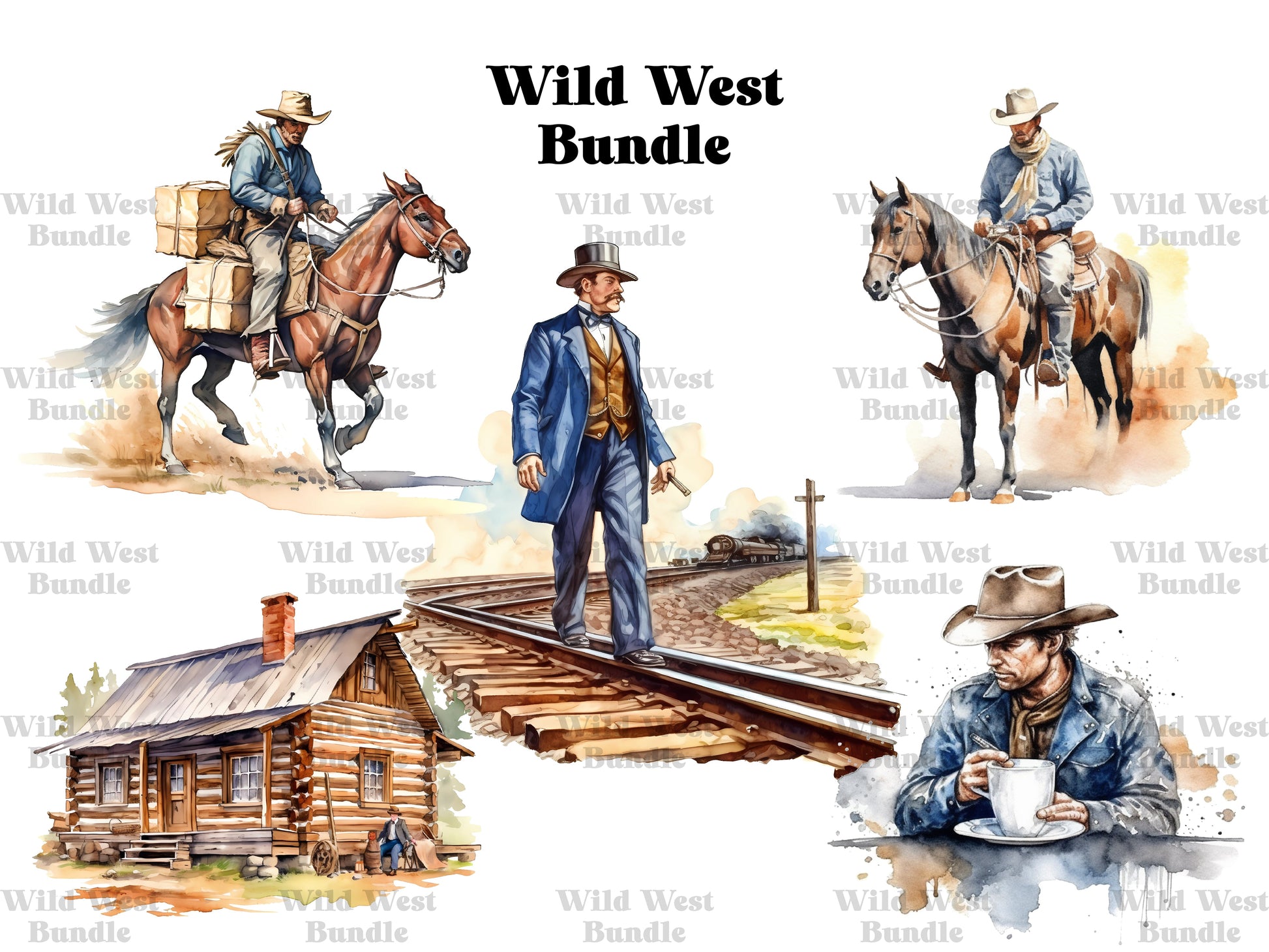 Wild West Clipart - CraftNest