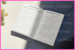 Monthly Budget Planner - CraftNest - Digital Crafting and Art