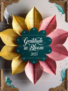 Gratitude Bloom Junk Journal Pages - CraftNest - Digital Crafting and Art