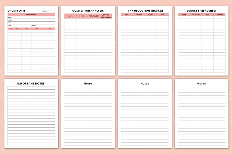 Small Business Organizer - CraftNest - Digital Crafting and Art