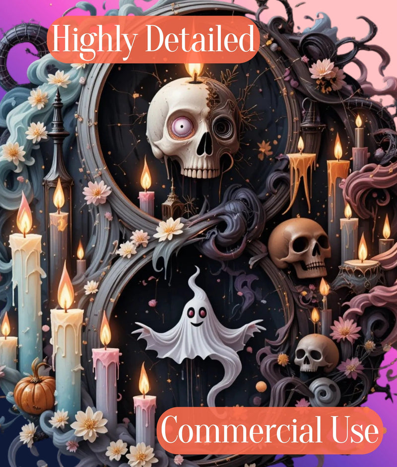 Yin Yang Halloween Clipart Bundle - CraftNest - Digital Crafting and Art
