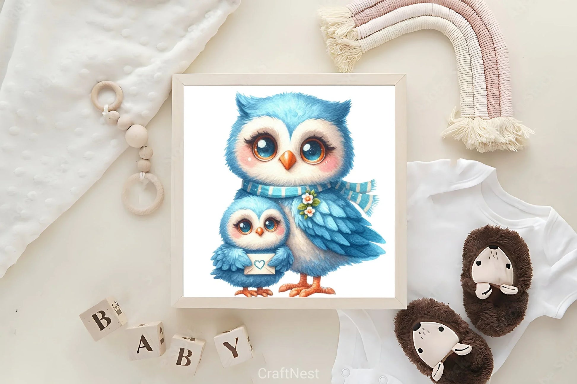 Mother's Day Owl Clipart Bundle - CraftNest - Digital Crafting and Art