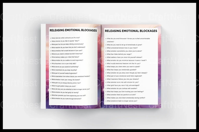 Emotional Healing Prompts for Personal Growth - CraftNest - Digital Crafting and Art