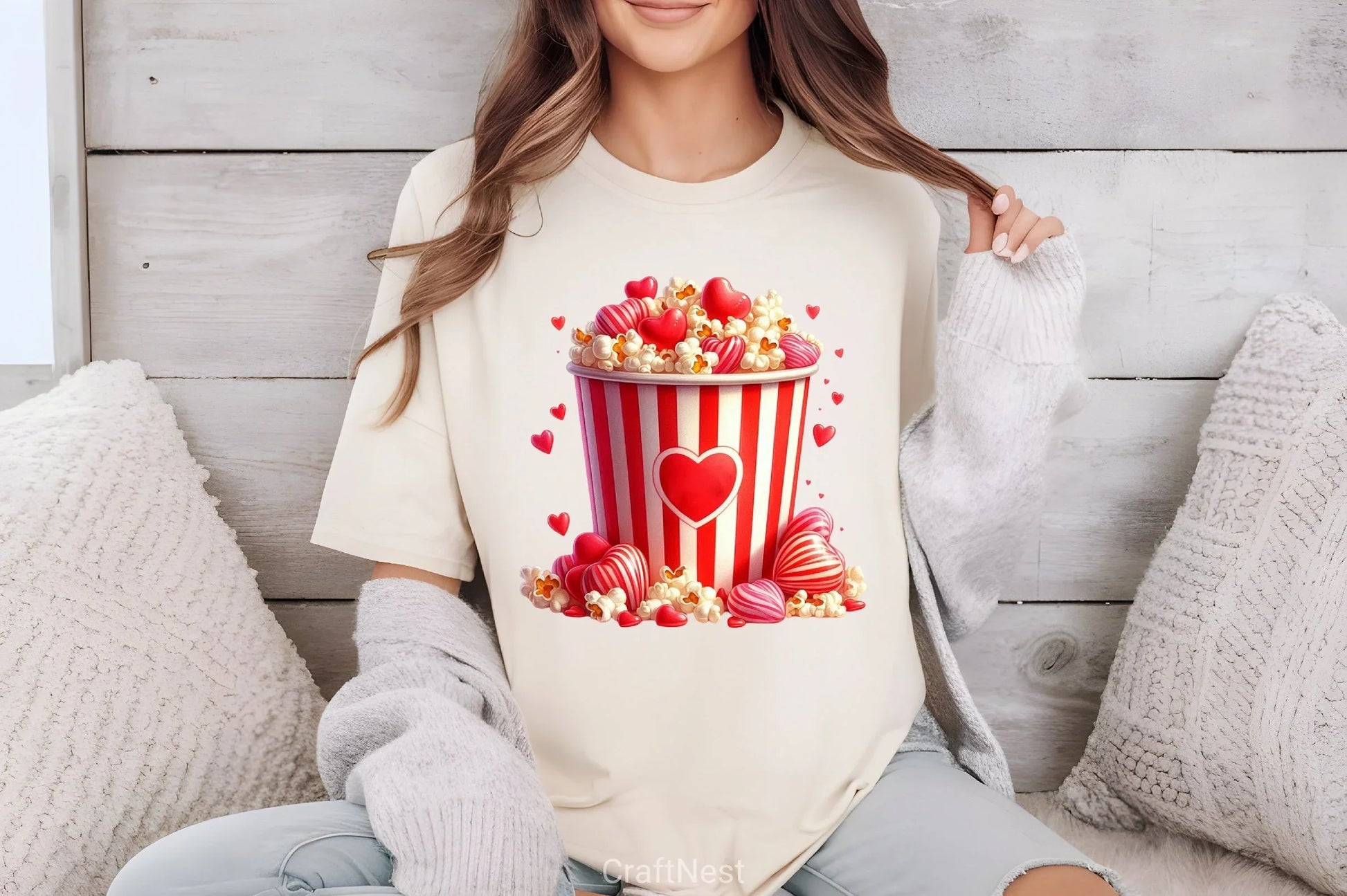 Valentine's Popcorn Clipart Bundle - CraftNest - Digital Crafting and Art