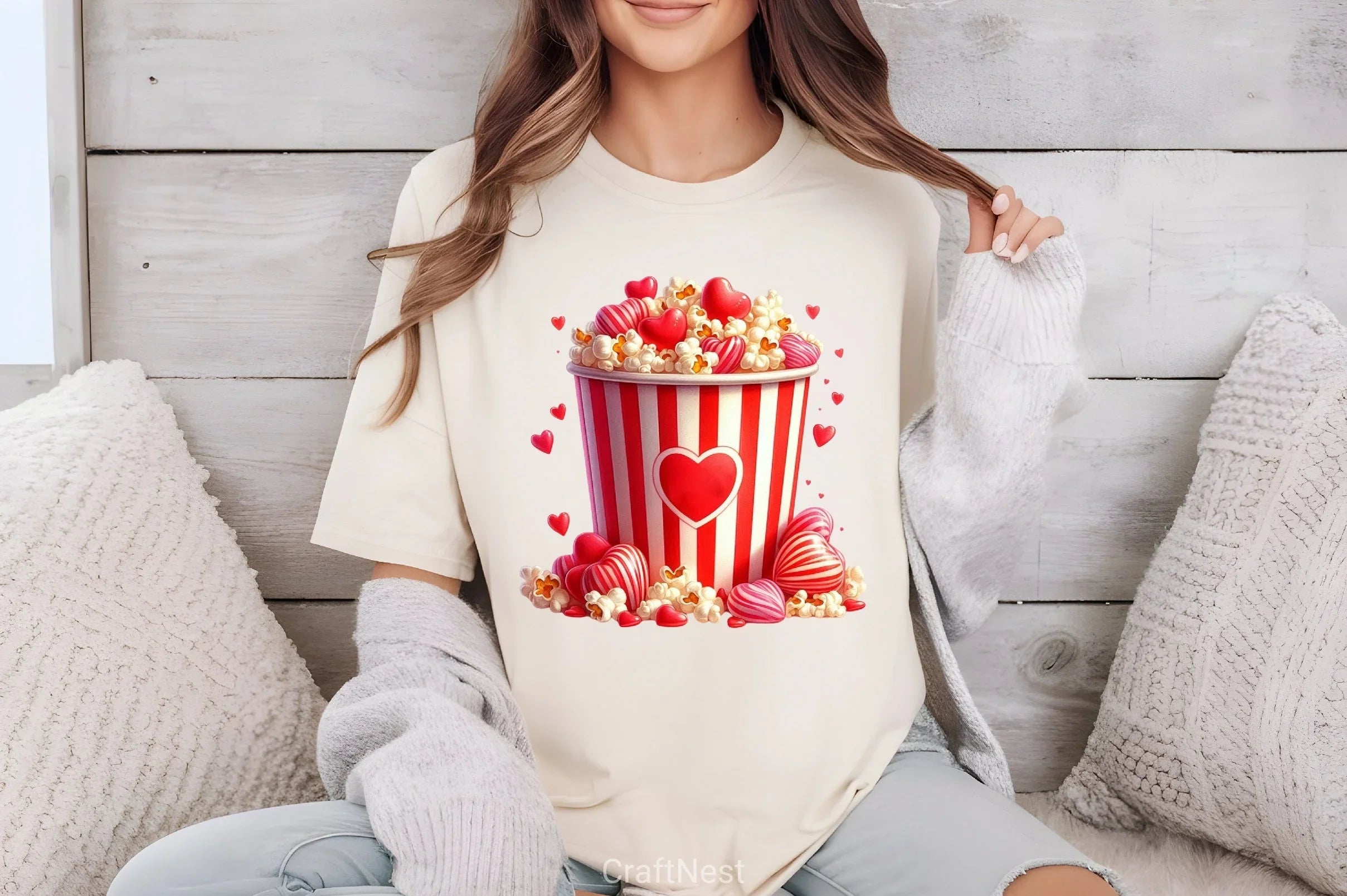 Valentine's Popcorn Clipart Bundle - CraftNest - Digital Crafting and Art