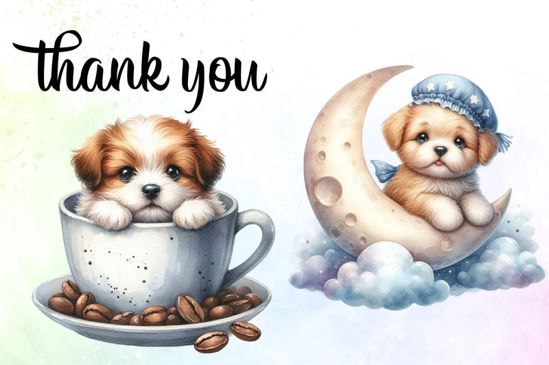 Cute Dog Clipart Bundle - CraftNest - Digital Crafting and Art