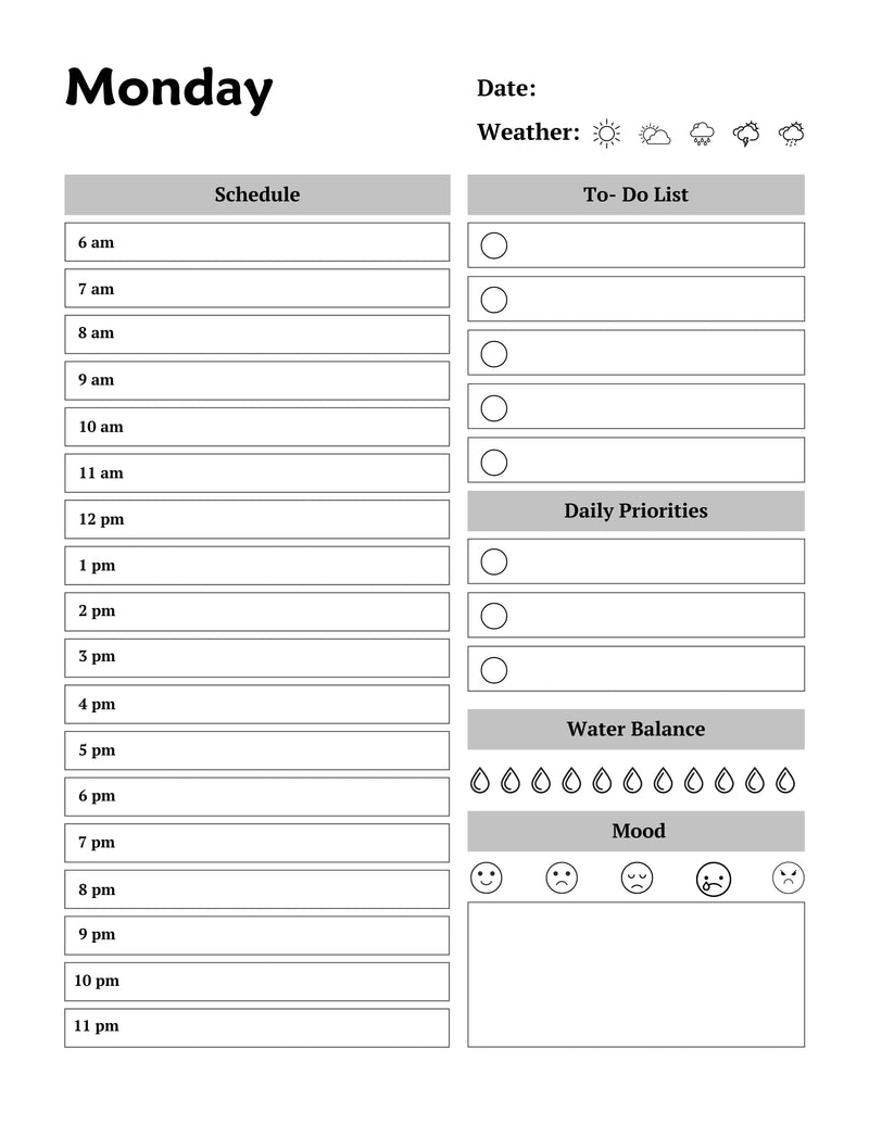 Healthy Living Planner KDP Planner - CraftNest - Digital Crafting and Art