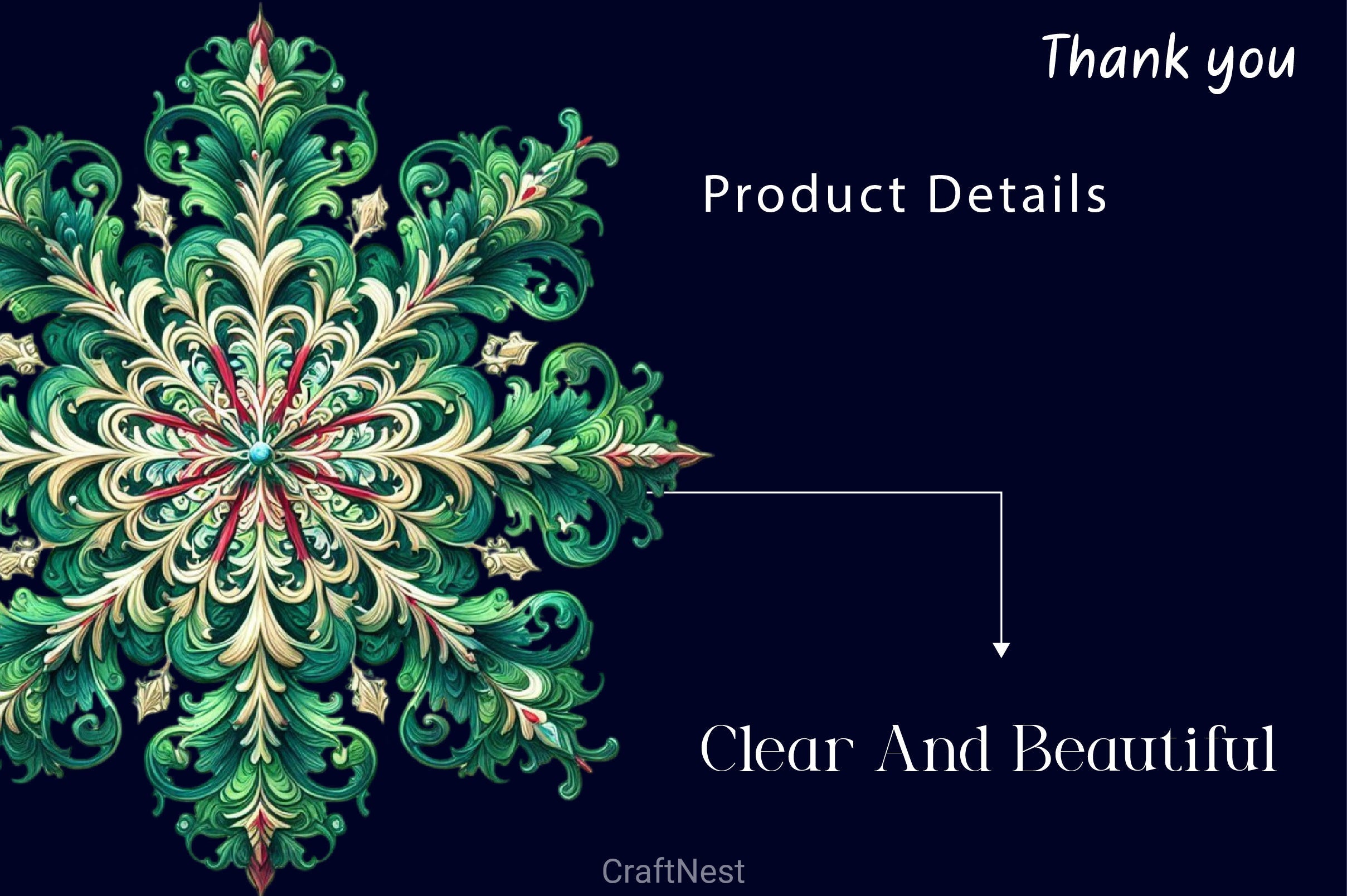 Snowflake Clipart Bundlec 3