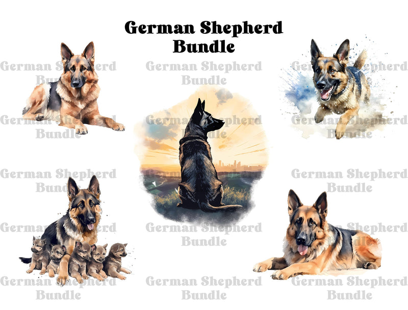 German Shepherd - CraftNest - Digital Crafting and Art