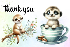 Cute Meerkat Clipart Bundle - CraftNest - Digital Crafting and Art