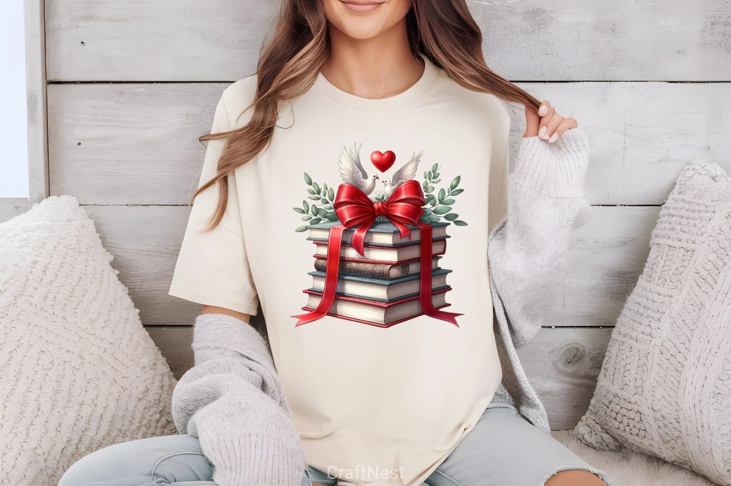 Valentine's Books Clipart Bundle - CraftNest - Digital Crafting and Art