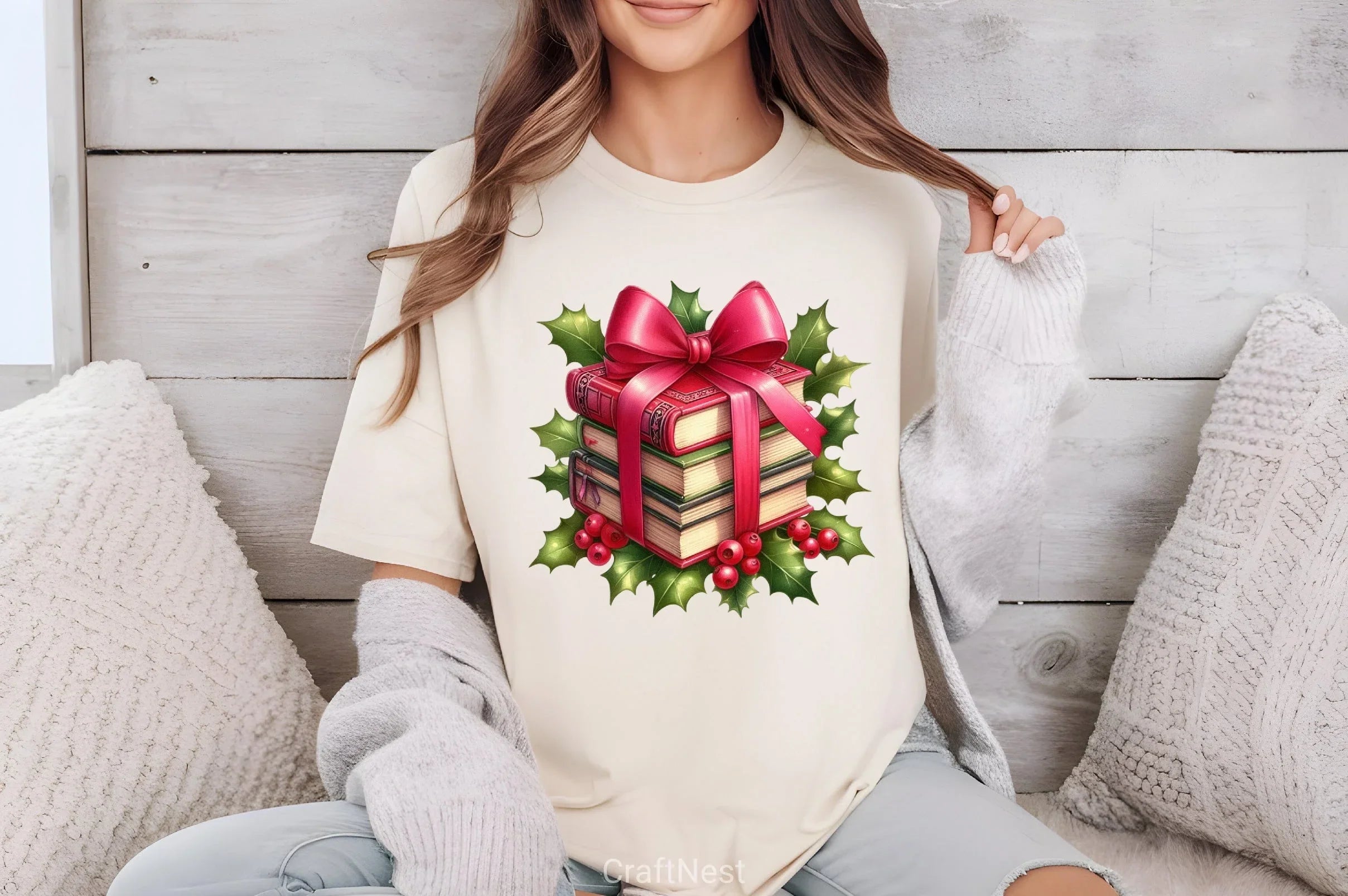 Christmas Book Set Clipart Bundle - CraftNest - Digital Crafting and Art