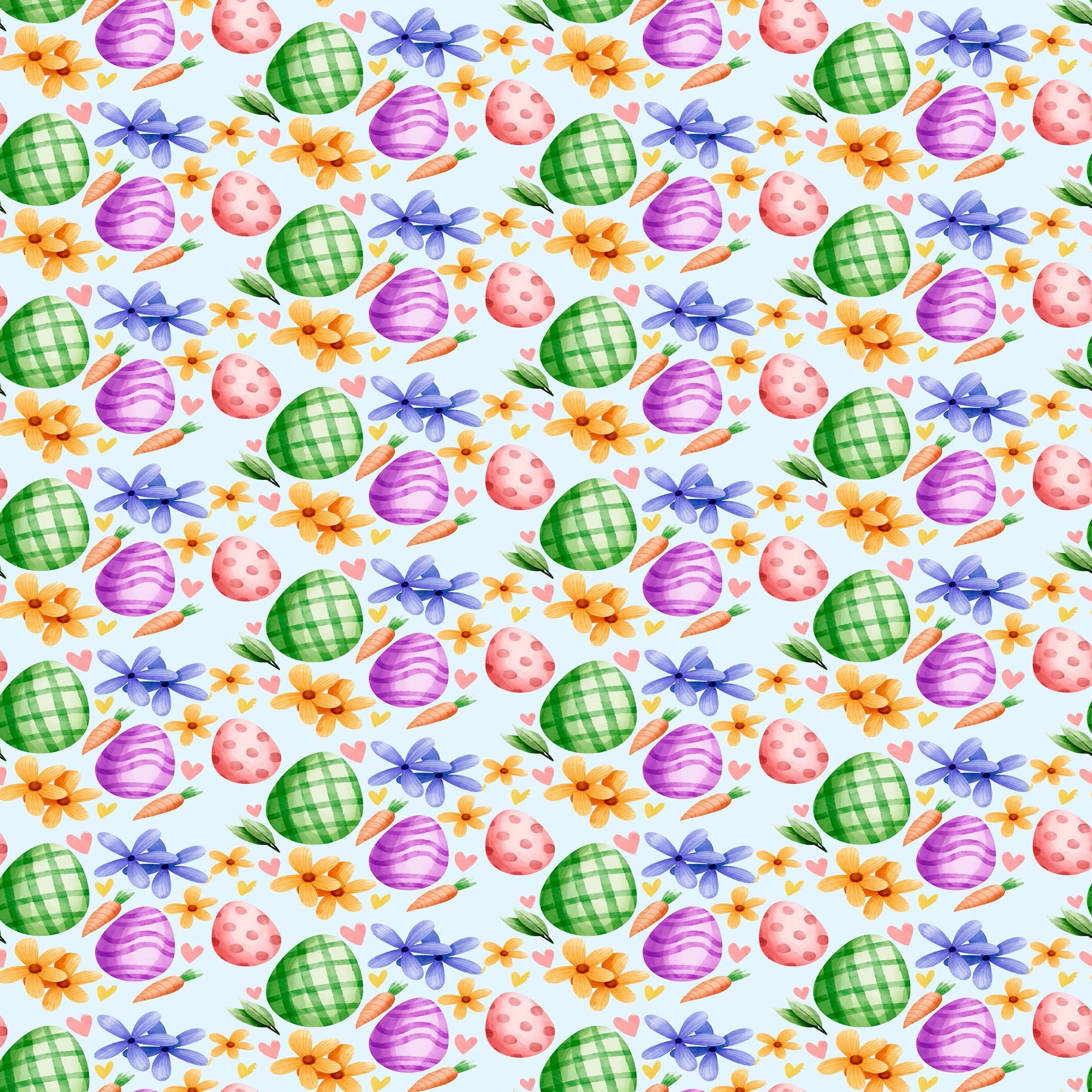 Watercolor Easter Seamless Digital Paper - CraftNest - Digital Crafting and Art