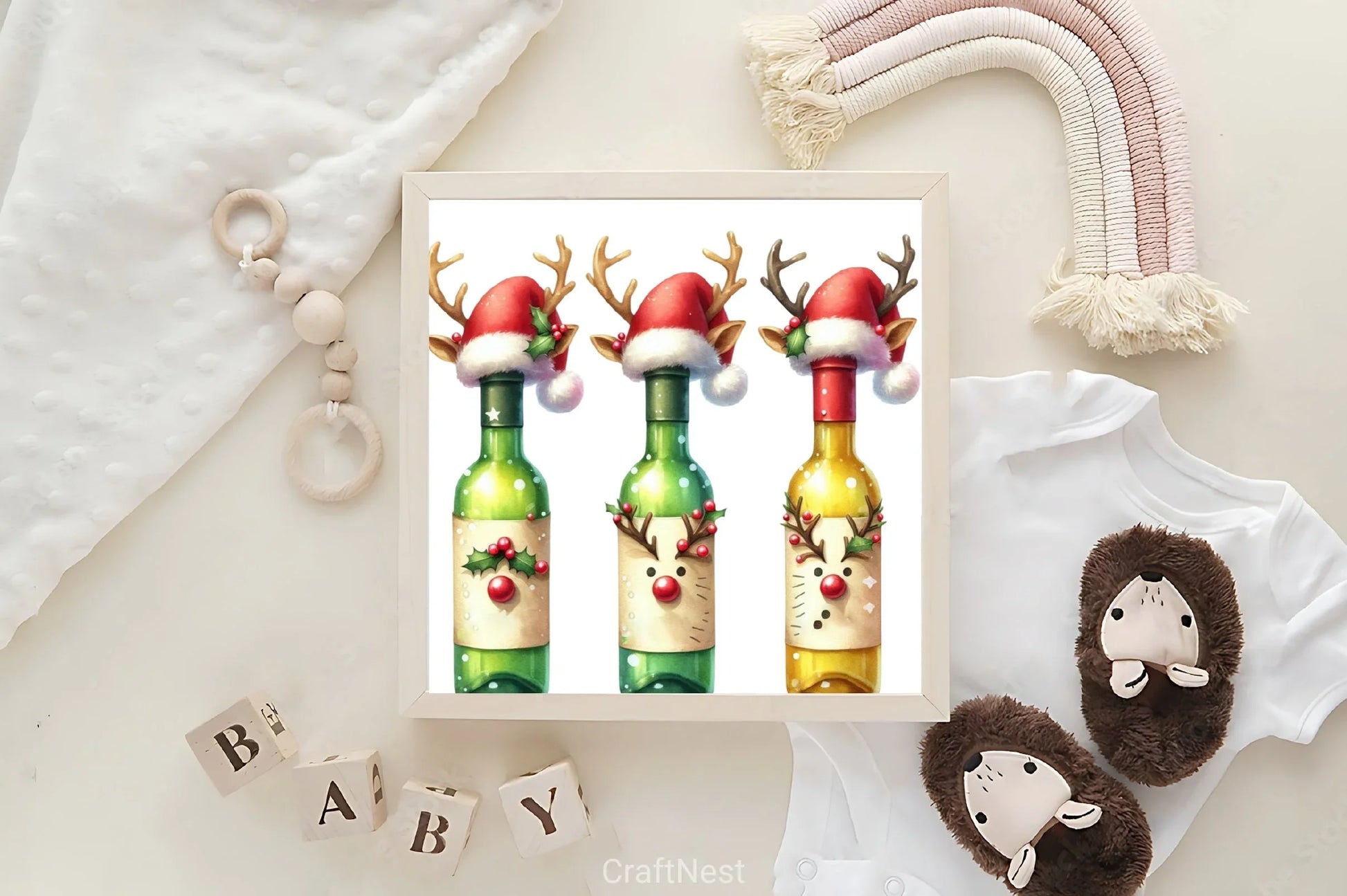 Beer Christmas Funny Clipart Bundle - CraftNest - Digital Crafting and Art