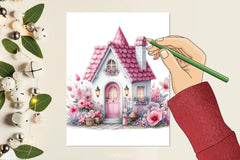 Gnome House Clipart Bundle - CraftNest - Digital Crafting and Art