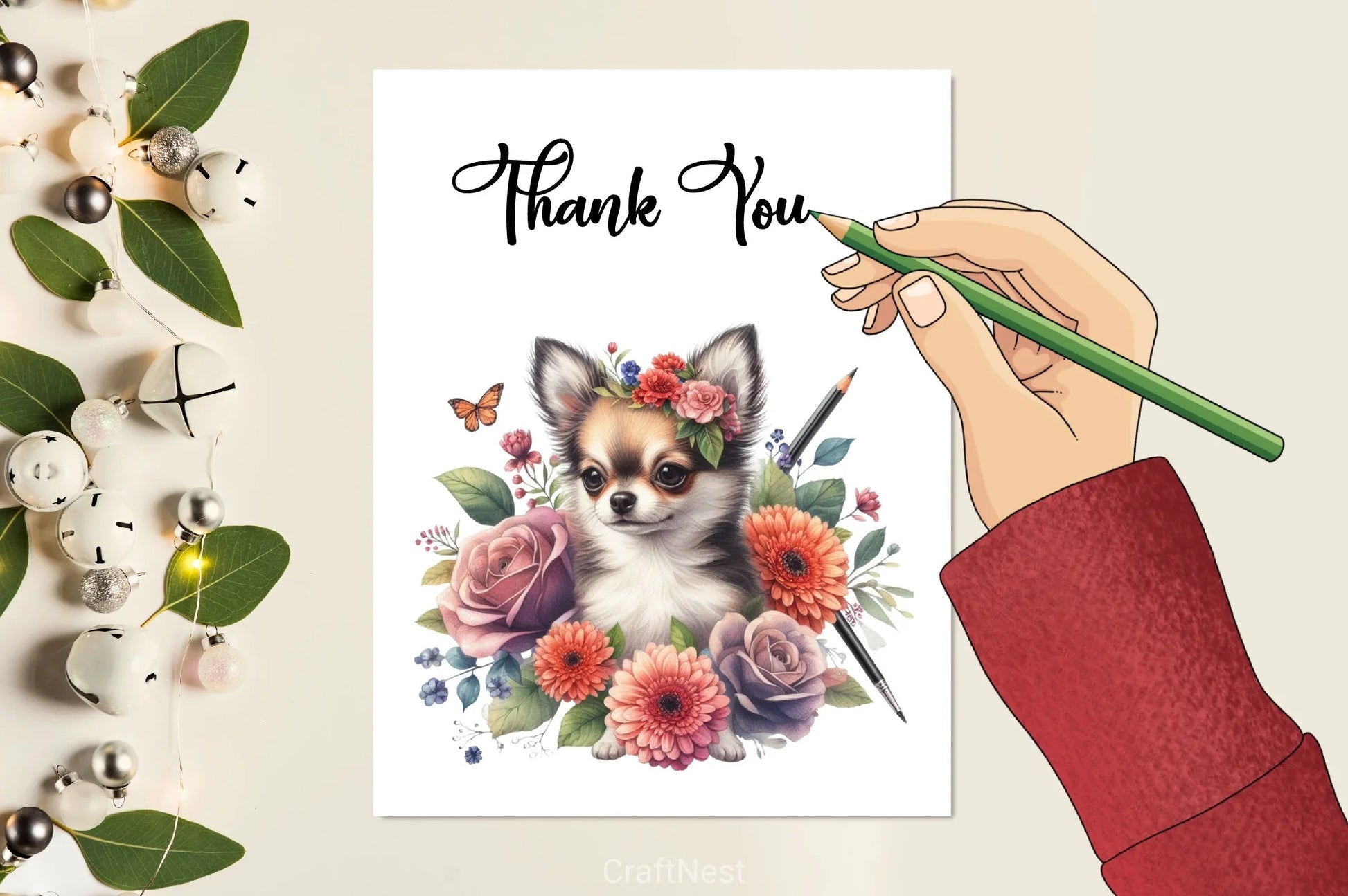 Floral Animals Clipart Bundle - CraftNest - Digital Crafting and Art