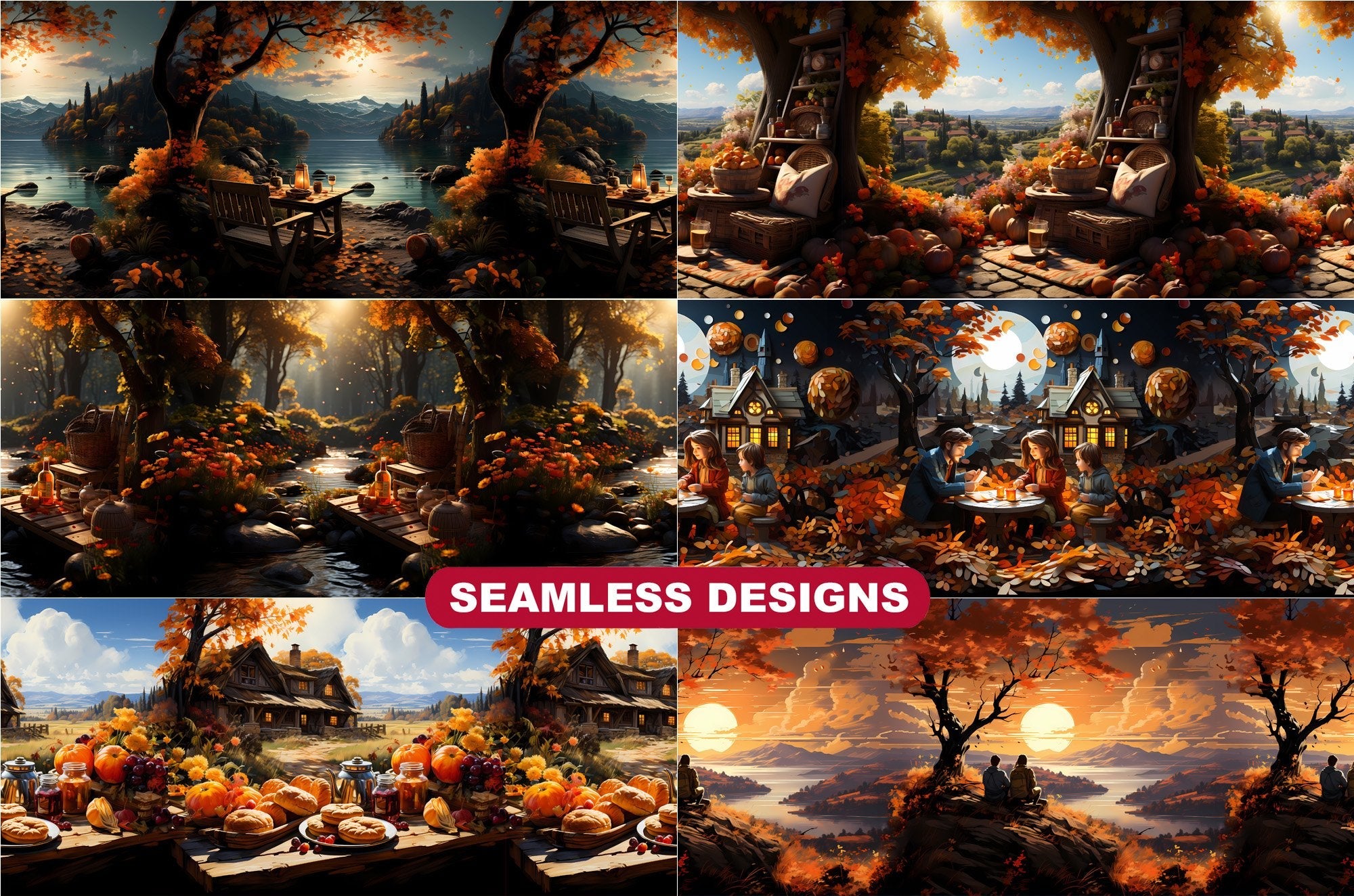 Fall Picnics Tumbler Wrap - CraftNest