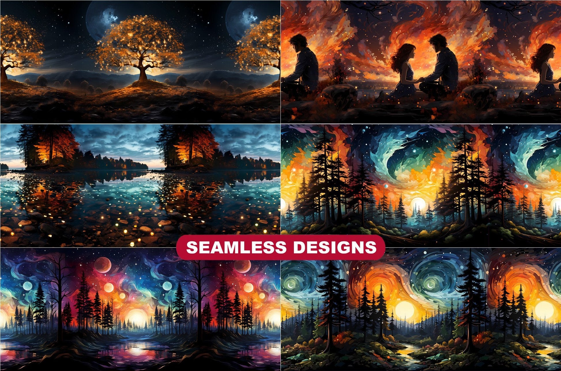Starry Fall Nights Tumbler Wrap - CraftNest