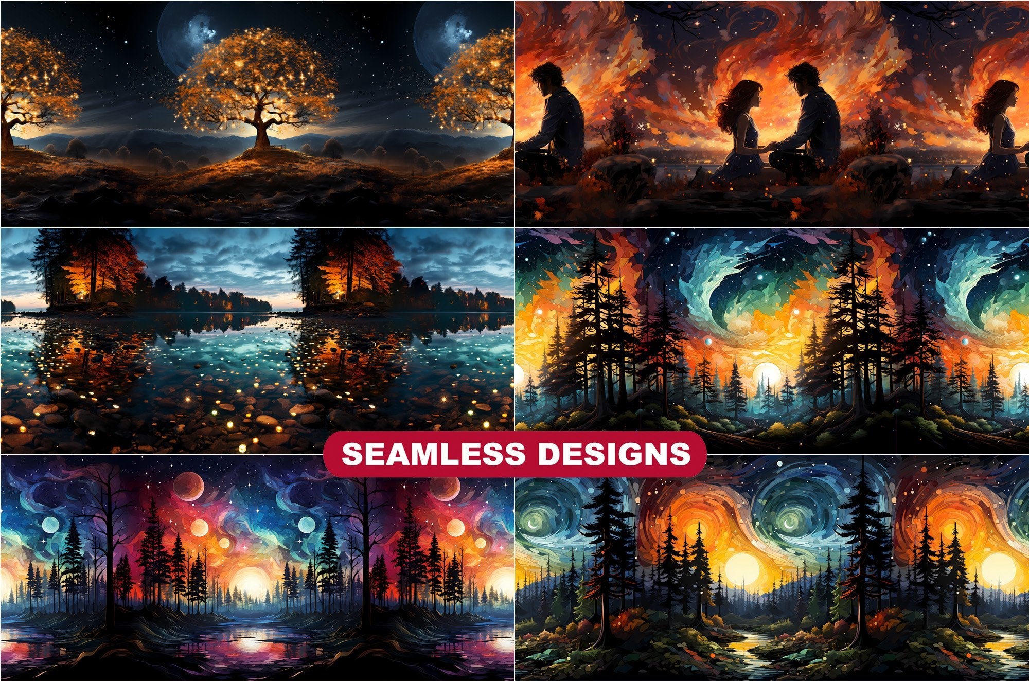 Starry Fall Nights Tumbler Wrap - CraftNest