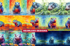 Baby Hippo Tumbler Wrap - CraftNest