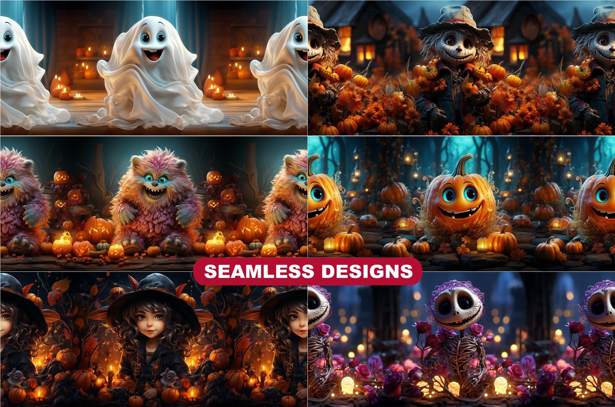 Cute Halloween Tumbler Wrap - CraftNest