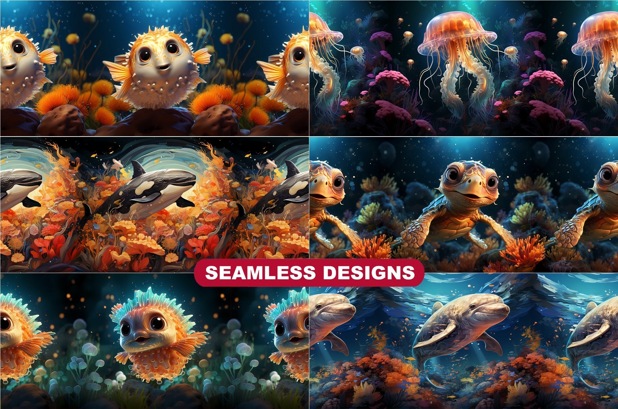 Cute Under the sea Tumbler Wrap - CraftNest