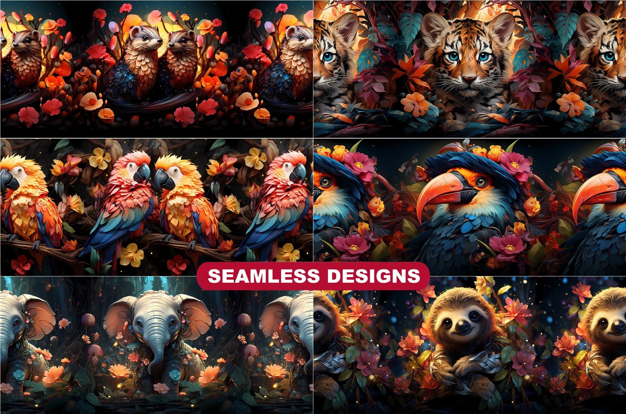 Cute Jungle Tumbler Wrap - CraftNest