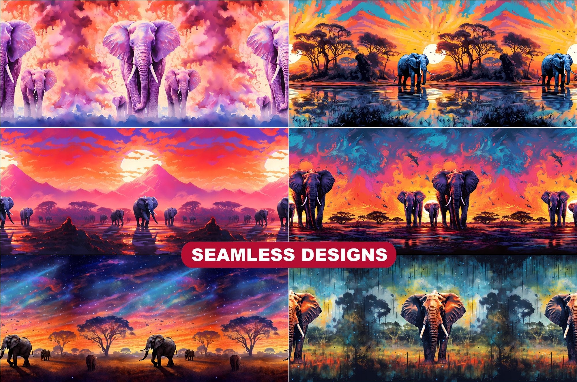 Elephants Tumbler Wrap - CraftNest