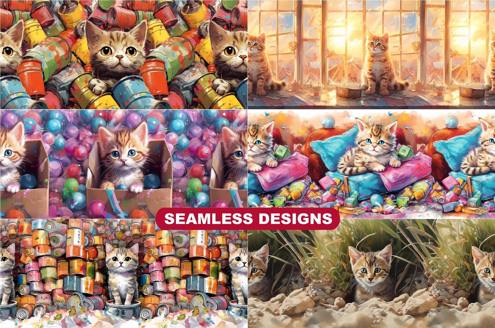Cute Cats Tumbler Wrap - CraftNest