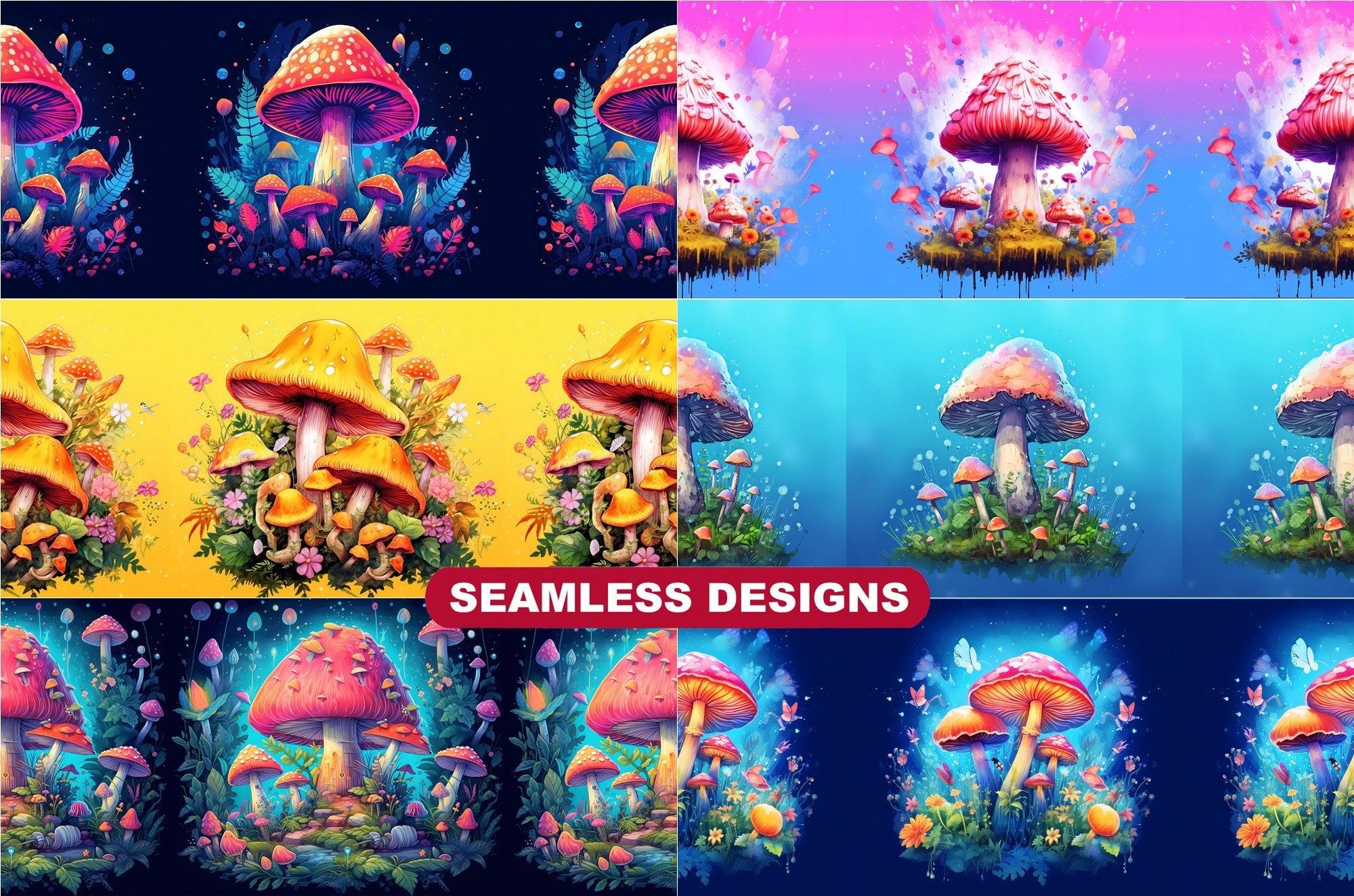 Magic Mushroom Tumbler Wrap - CraftNest