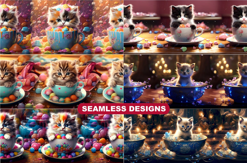 Kitten in a Cup Tumbler Wrap - CraftNest