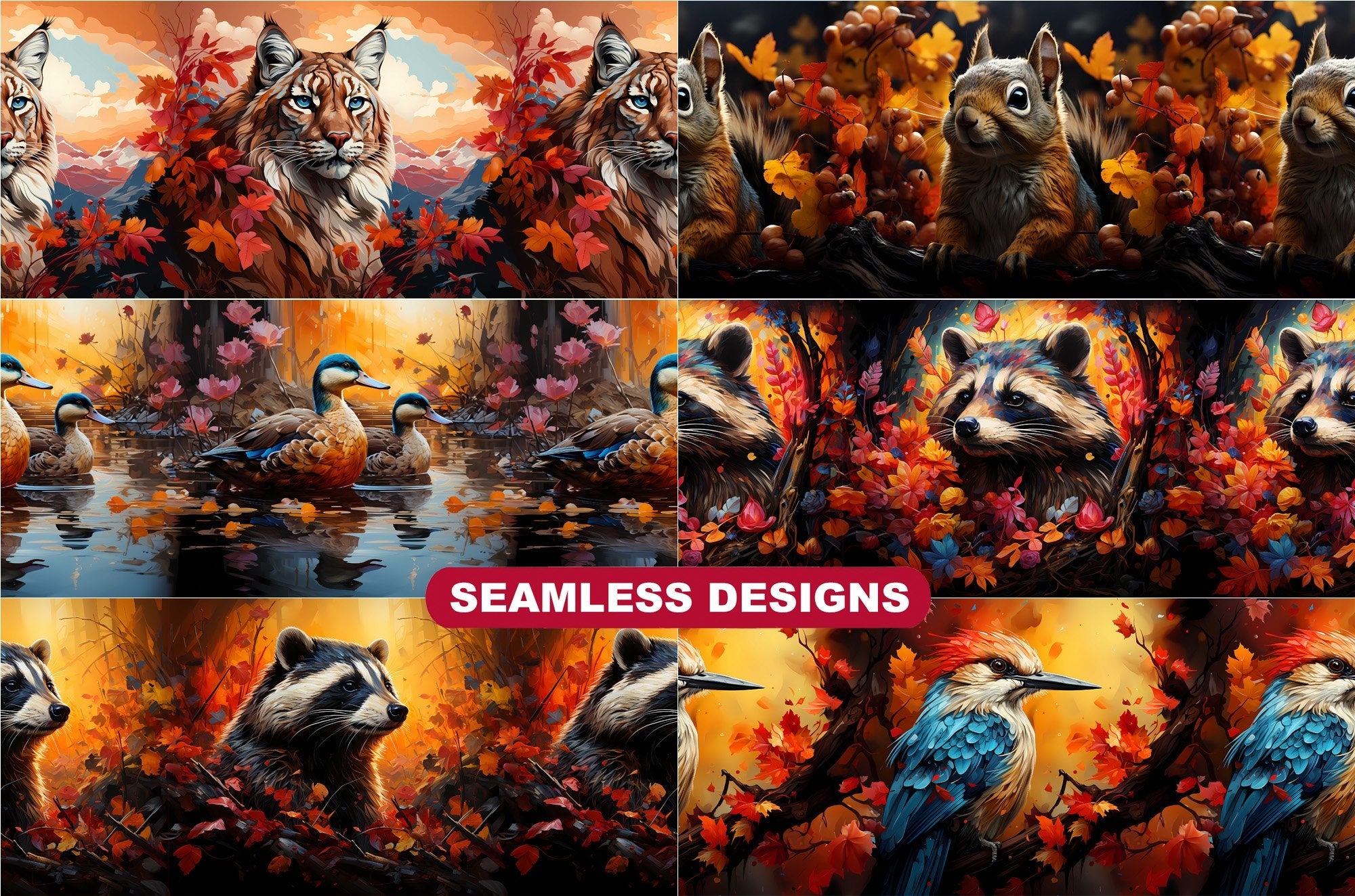 Fall Wildlife Tumbler Wrap - CraftNest