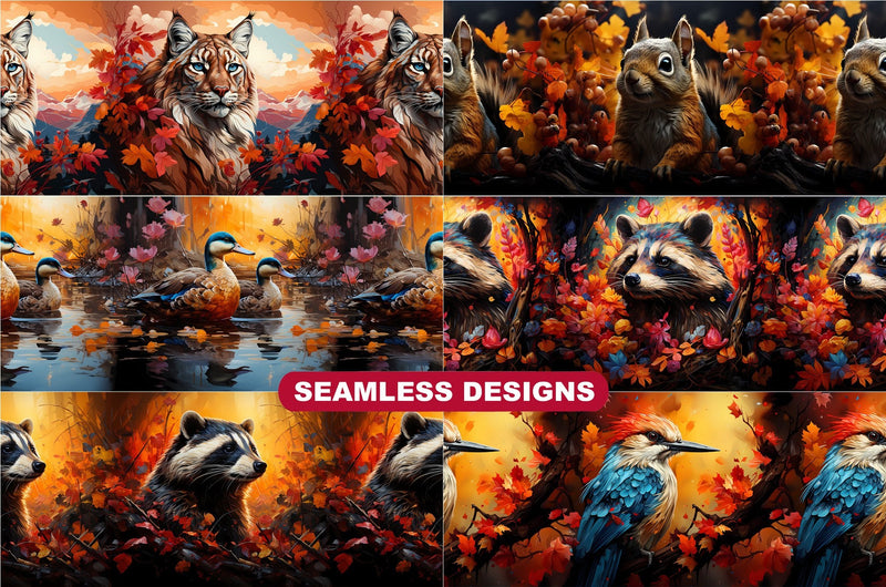 Fall Wildlife Tumbler Wrap - CraftNest