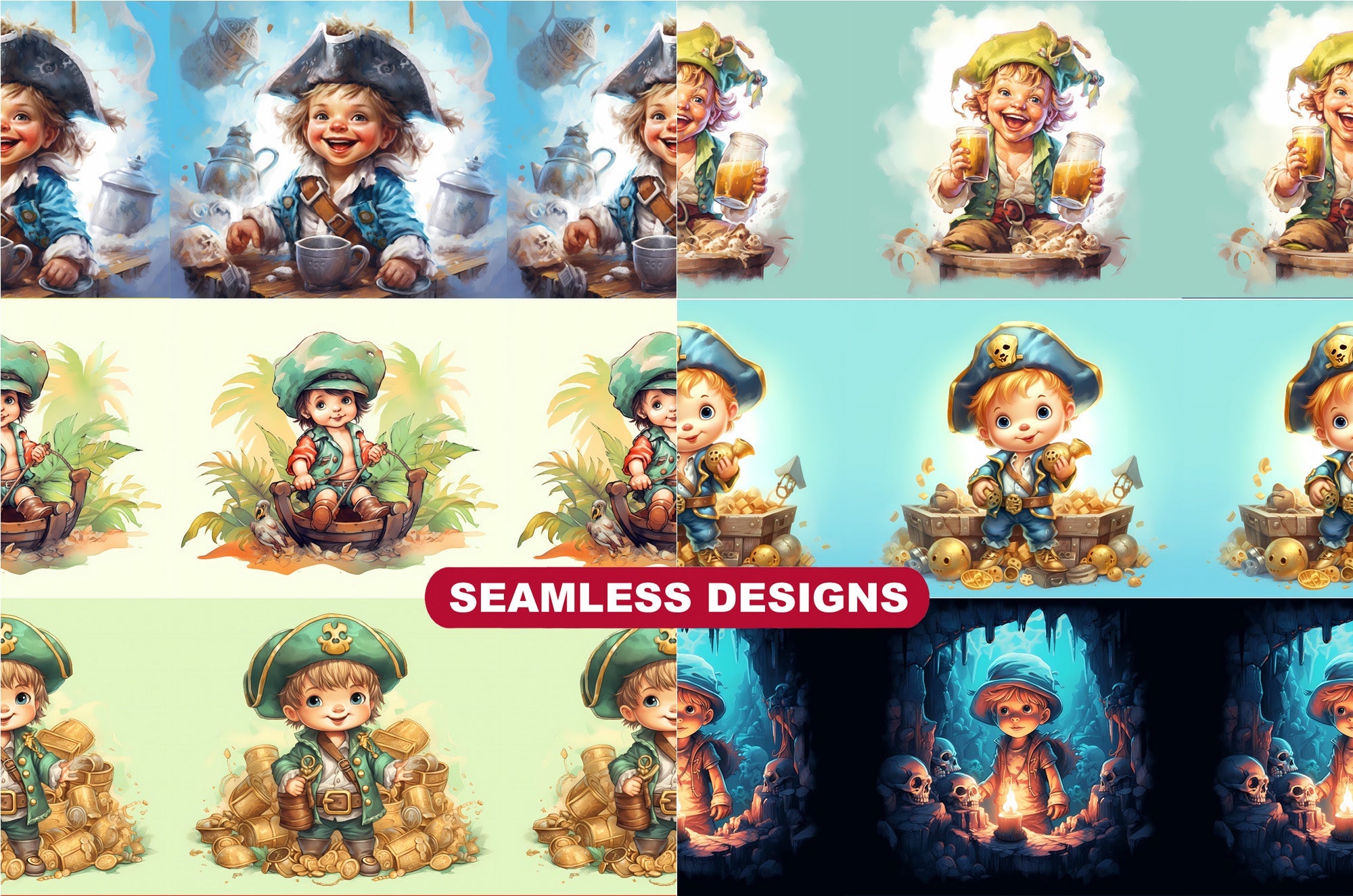 Pirate Tumbler Wrap - CraftNest