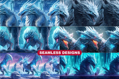 Ice Dragon Tumbler Wrap - CraftNest