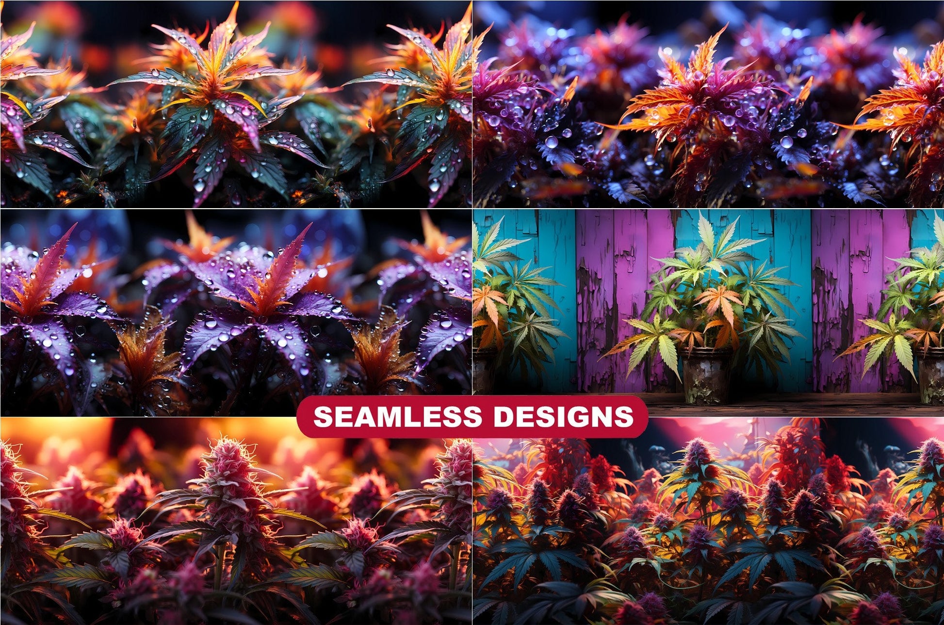 Cannabis Plants Tumbler Wrap - CraftNest