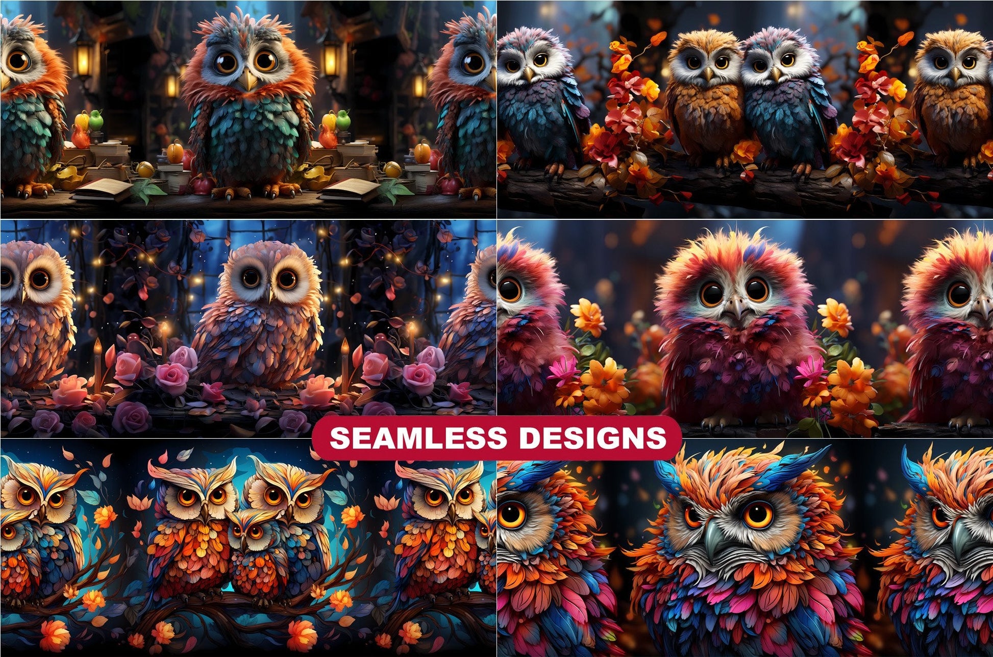 Cute Owls Tumbler Wrap - CraftNest