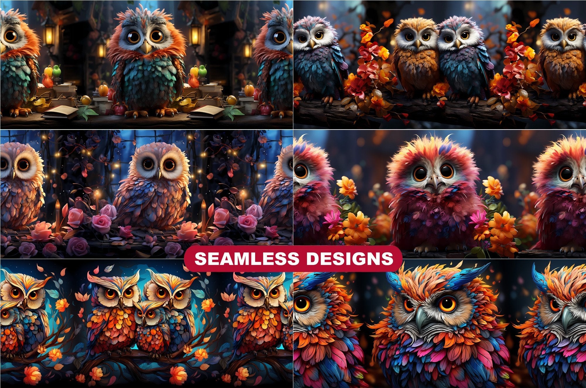 Cute Owls Tumbler Wrap - CraftNest