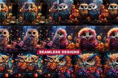 Cute Owls Tumbler Wrap - CraftNest