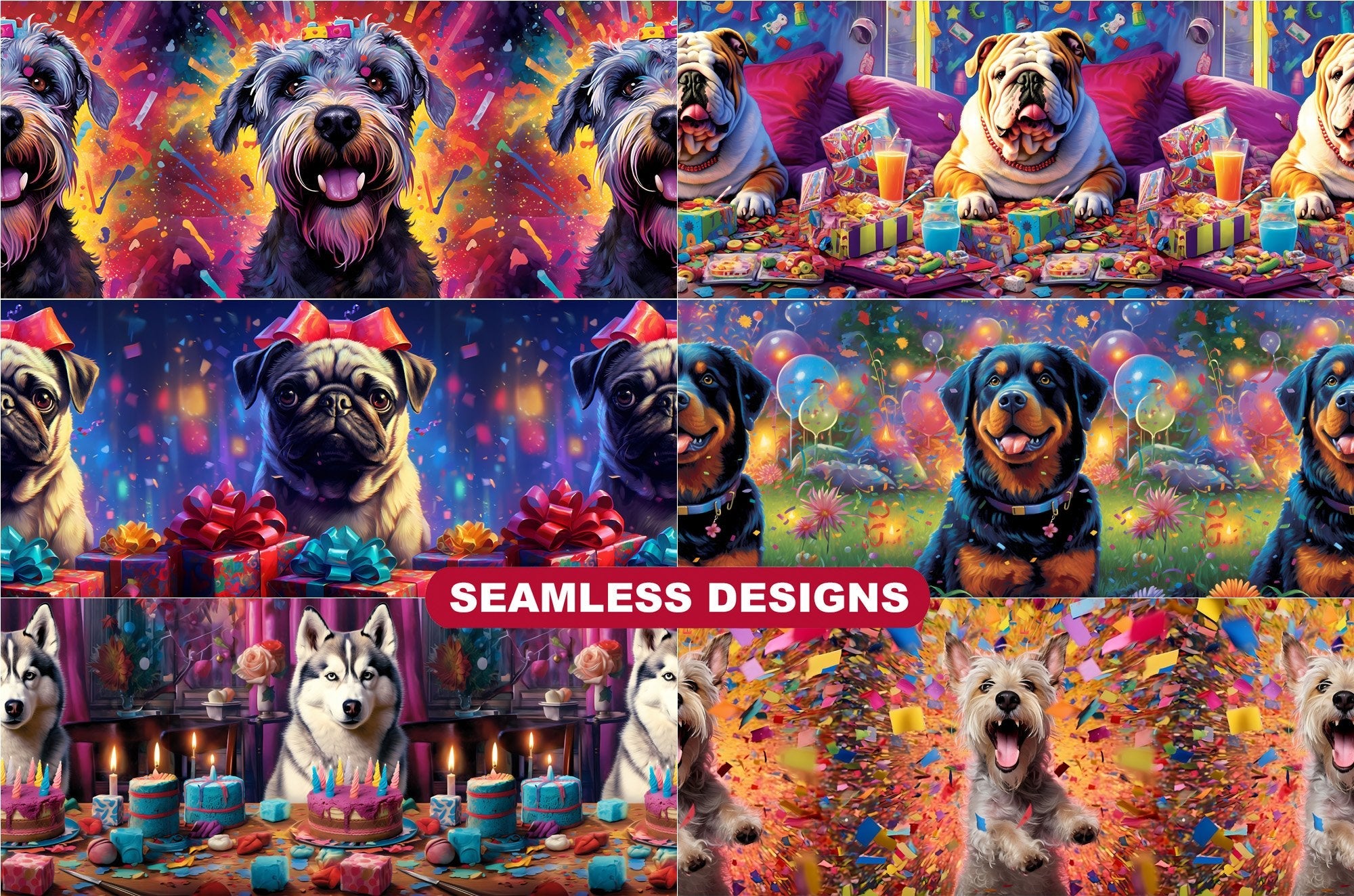 Birthday Dogs Tumbler Wrap - CraftNest