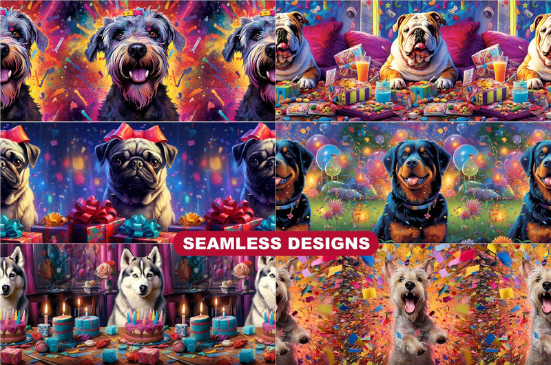 Birthday Dogs Tumbler Wrap - CraftNest