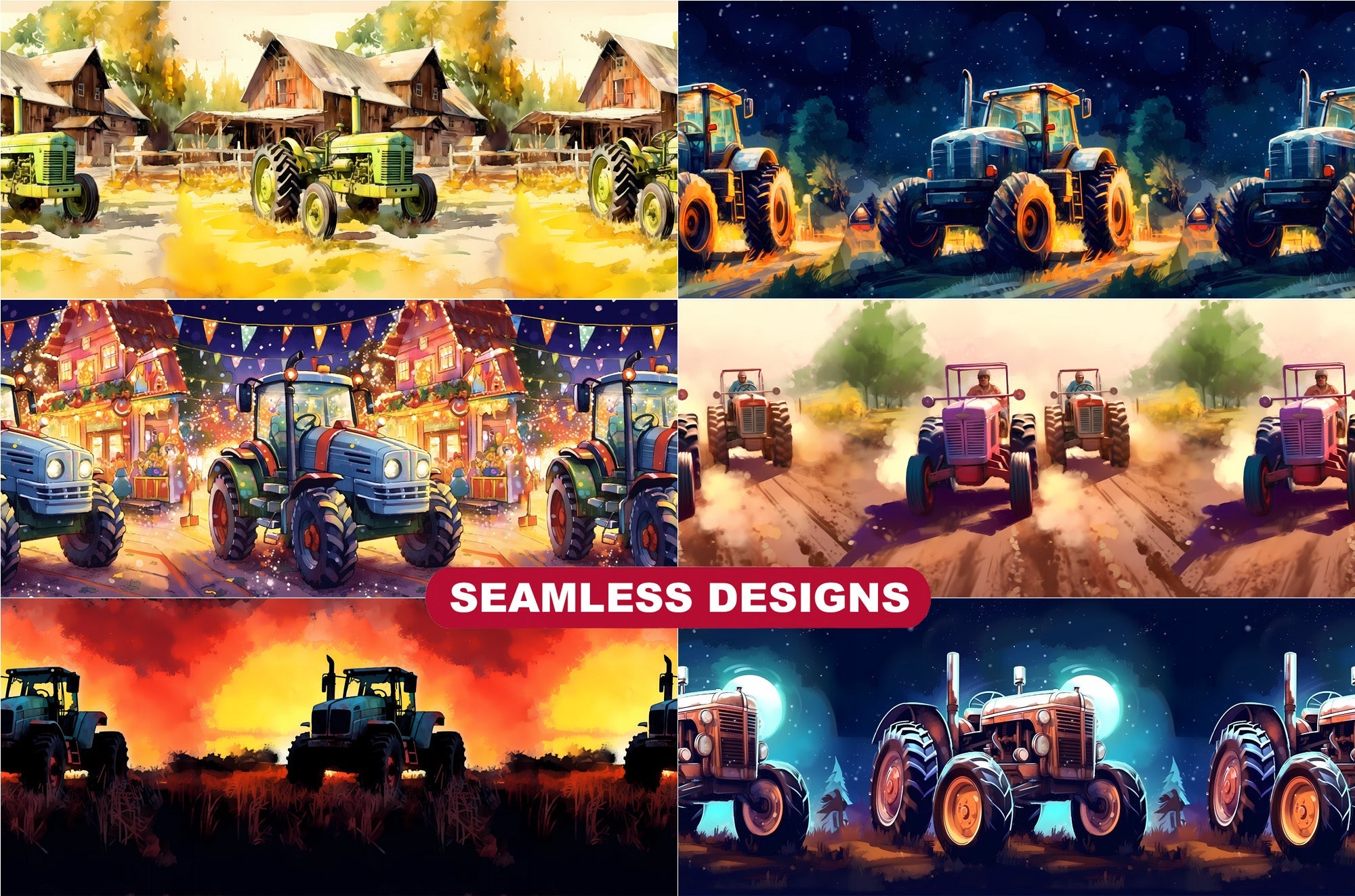 Farming Tractor Tumbler Wrap - CraftNest