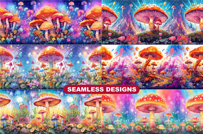 Fantastic Magic Mushroom Tumbler Wrap - CraftNest