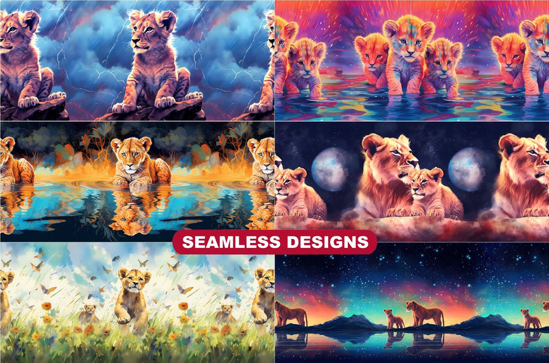 Baby Lion Tumbler Wrap - CraftNest